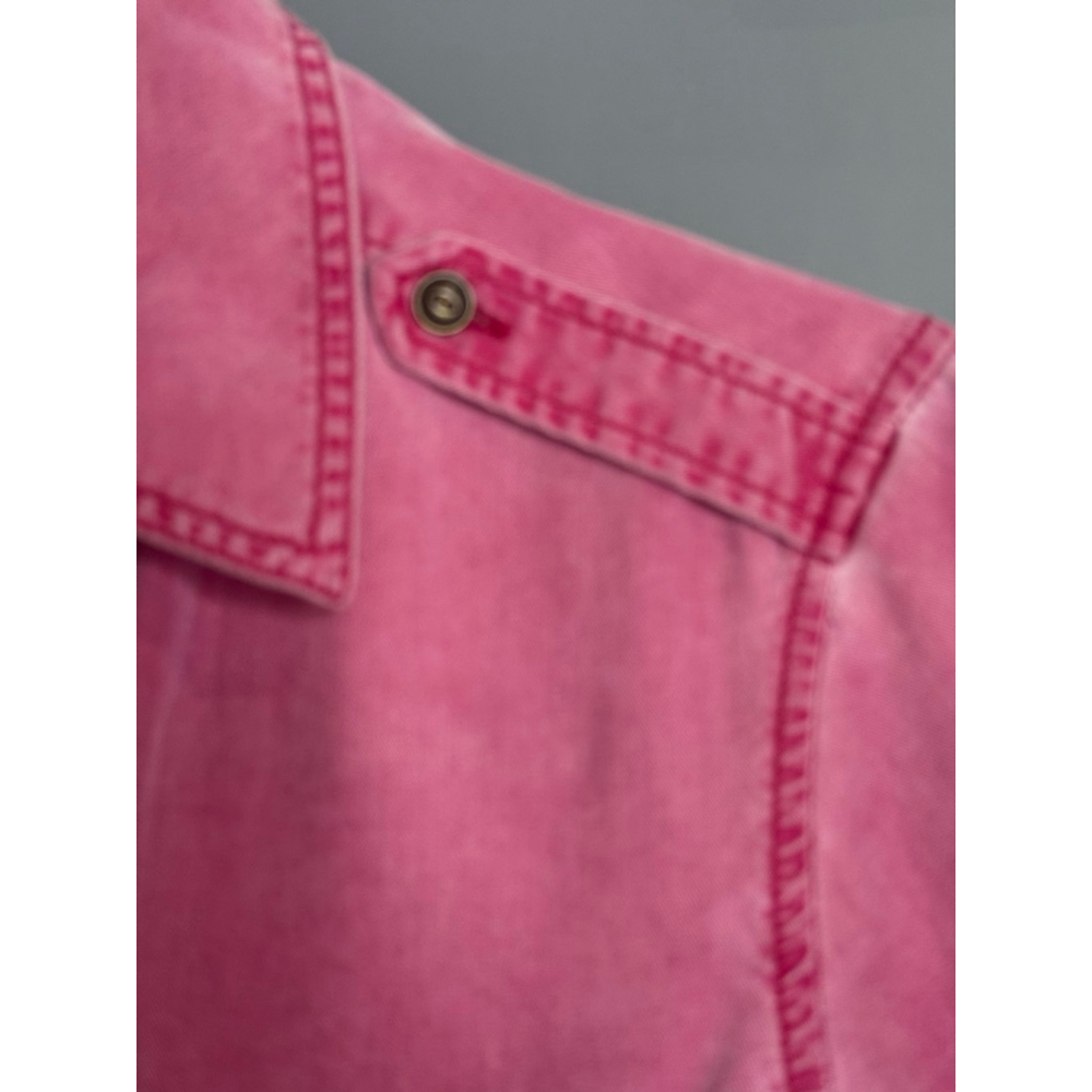 EXPRESS Pink Boyfriend Button Down Shirt XS - Picture 5 of 10